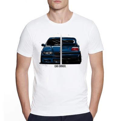 Vintage EUDM E34 M5 E36 M3 Potisk Tričko Harajuku Pánské Dámské Letní Ležérní Hip Hop Streetwear Chlapec Old School Topy Trička