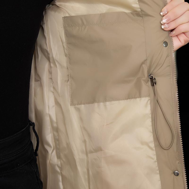 Winter Women's Jackets Hooded Loose Thick Warm Long Parkas Middle Age Female Coat
