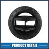 Air Conditioning Vent Outlet 60mm Rotatable Round A/C Air Outlet Vent for RV Bus Boat Yacht Black (Set of 2) Stylish Design