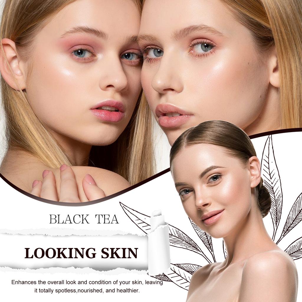Black Tea Mask Clean The Pores and Delicate Pores Brighten The Skin Color, Suitable for All Skin Types