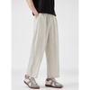 NINPURE Light Linen Breathable Cleanfit Nine-point Overalls Men's Drape Lyocell Pants