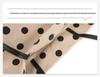 2026 Women's Korean Polka Dot Cotton Linen Tote Bag - Large Capacity Shoulder Handbag