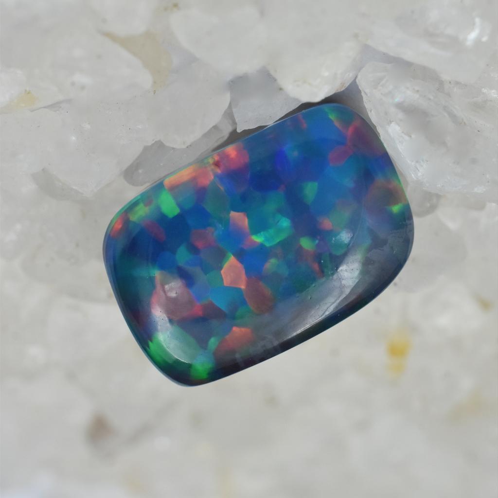 Lab-Created Opal Loose Gemstone 16.50 ct Fancy Cut Multi-Color October Birthstone for Jewelry Making