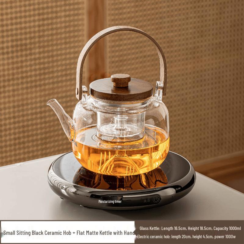 Tea Boiling Pot Set with Electric Ceramic Stove