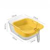 Double-layer Snack Box Fruit Tray Living Room Candy Box Drain Area Basket Home Use Fruit Tray Lazy People Eat Melon Seed Storage Tray