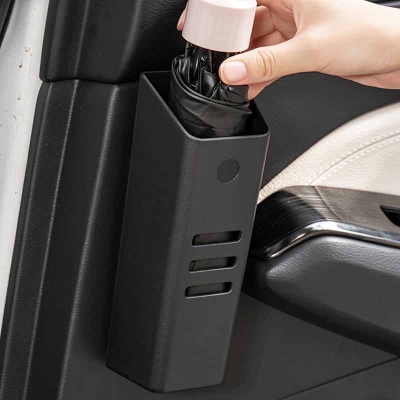 Detachable Washable Car Umbrella Storage Bucket Leakproof In-car Organizer for Car Trunk Commute Camping Use