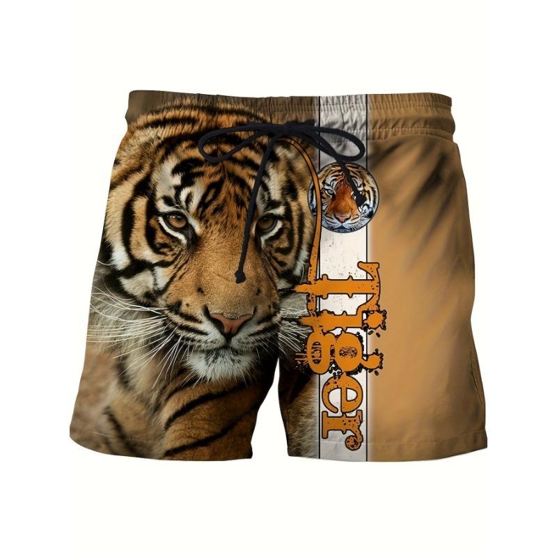 Men s Casual Beach Shorts Printed Shorts M