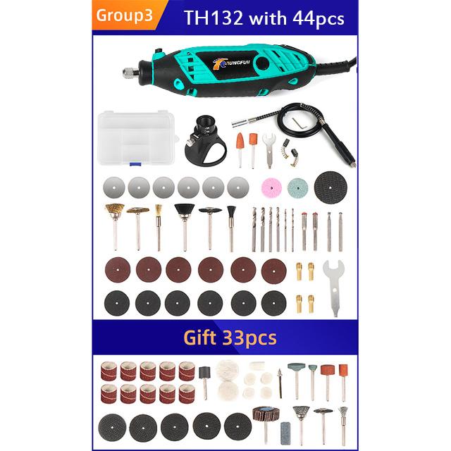 Mini Electric Drill Adjustable Speed Die Grinder Engraving Pen Grinder Electric Rotary Tool Grinding Machine Accessories