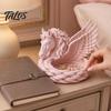 Entryway Catchall Tray 3D Printed Pegasus Jewelry Organizer Bowl, Winged Horse Trinket Tray, Elegant Small Item Storage Bowl Sculpture Desktop