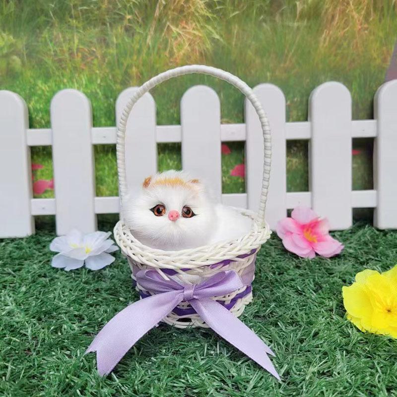 Plüsch Bellende Katze, Hase & Welpen Spielzeug - Pädagogische Tierpuppe für Kinder