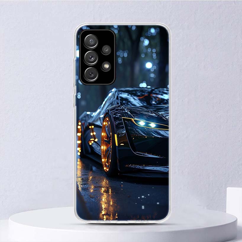Cool Male Men Sports Cars Soft Case For Samsung Galaxy A16 A15 A14 A13 A56 A55 A54 A53 Phone Cover A26 A36 A25 A35 A24 A34 A23 A