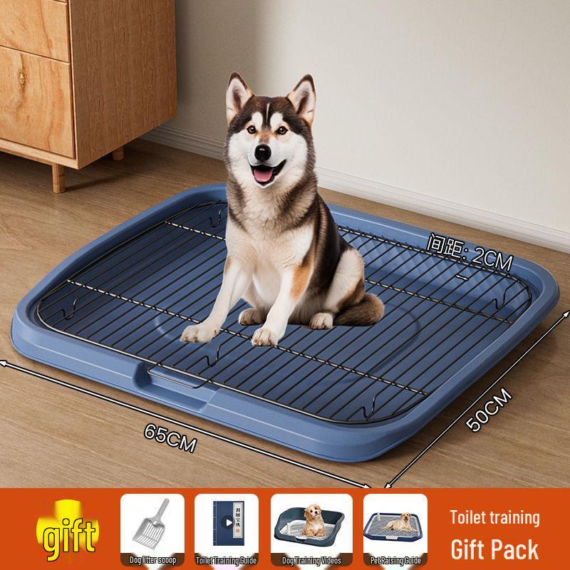 

Automatic Pet Dog Toilet with Anti-Step Tray for Easy Cleaning - Medium to Large Sizes Basic Set (Shovel Included)