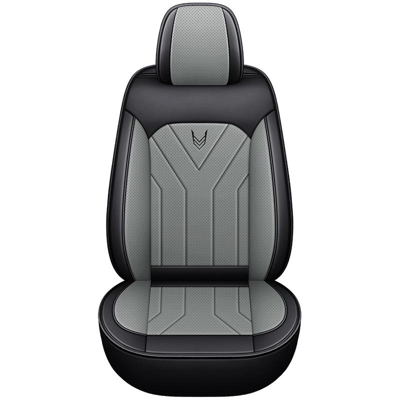 

Универсальная подушка и чехол для автомобильного сиденья из кожи наппа - всесезонный дизайн с полным охватом