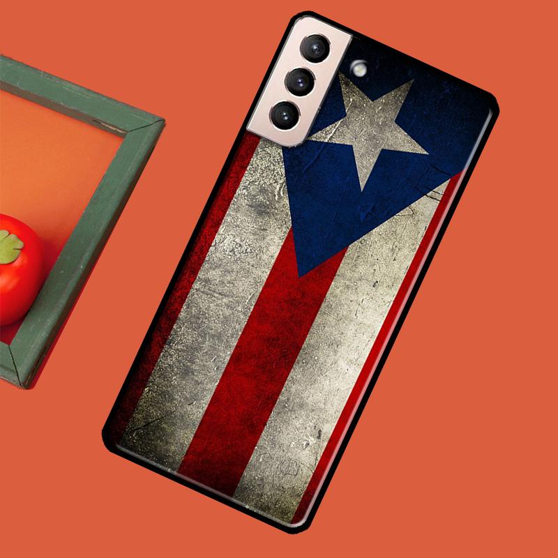 Puerto Rico Flag Case For Samsung Galaxy S23 S22 Plus S8 S9 S10 Note 10 Note 20 Ultra S20 FE S21 Ultra Coque