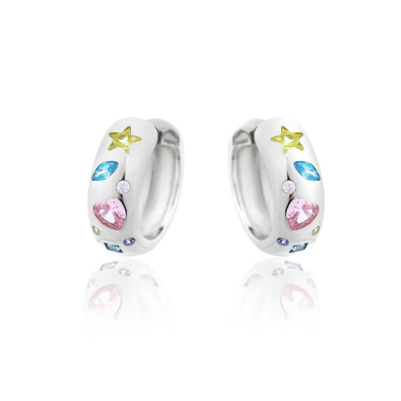 Нишевые Дофаминовые Цветные Серьги-гвоздики Модный Холодный Стиль Высококлассное Ощущение 100% Сочетание Доступные Изящные Женские Повседневные Серьги