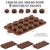 Silicone Molds for Chocolate Non-Stick Chocolate Candy Butter Molds Silicone Chocolate Mold for Delicious Chocolates Baking Tool