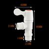 20mm Plastic Faucet Household Faucet Outdoor Balcony Ordinary Switch Bathroom Quick Opening Plastic Faucet