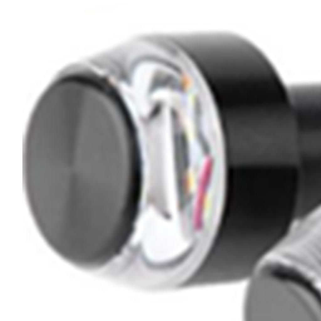 2PCS Motorcycle LED Turn Signal Light Universal High Brightness DC 12V 6000K White and Yellow Light