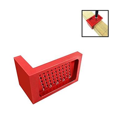 CarAngels Woodworking T-Square, Direct Marking Ruler, Right-Angle Gauge, High-Precision 1mm Hole Spacing, Aluminum Carpentry Marking Tool (T-50)