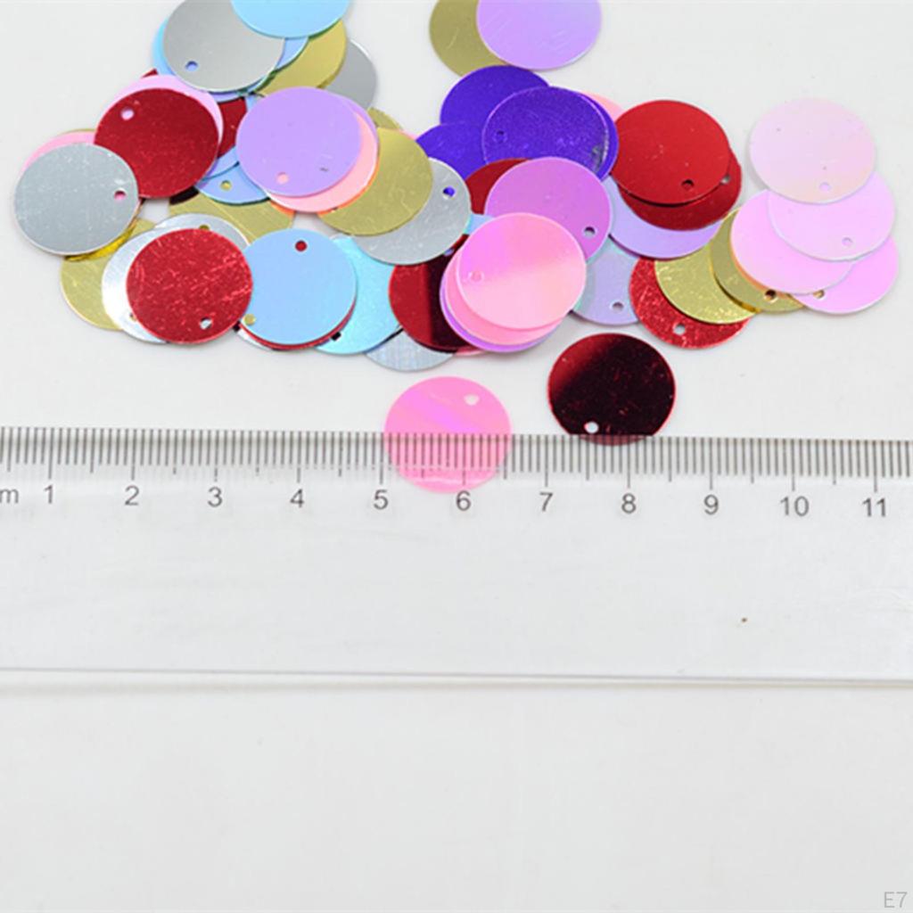 Round PVC Sew On Sequins Paillettes For Garment Dress Decor
