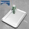 Tian Ya Jing 430 Stainless Steel Rectangular Shallow Tray