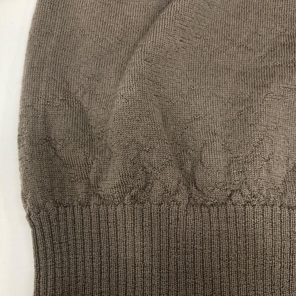 Rick Owens 19FW Brown LARRY V-neck pullover knit tops Not written BrownUsed