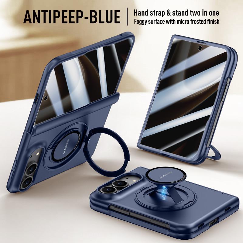 For iphone Duo 5G Case Hand Strap For Magsafe Magnetic Ring Holder Cover For iphoneDuo With Screen Glass Hinge Protection Cover
