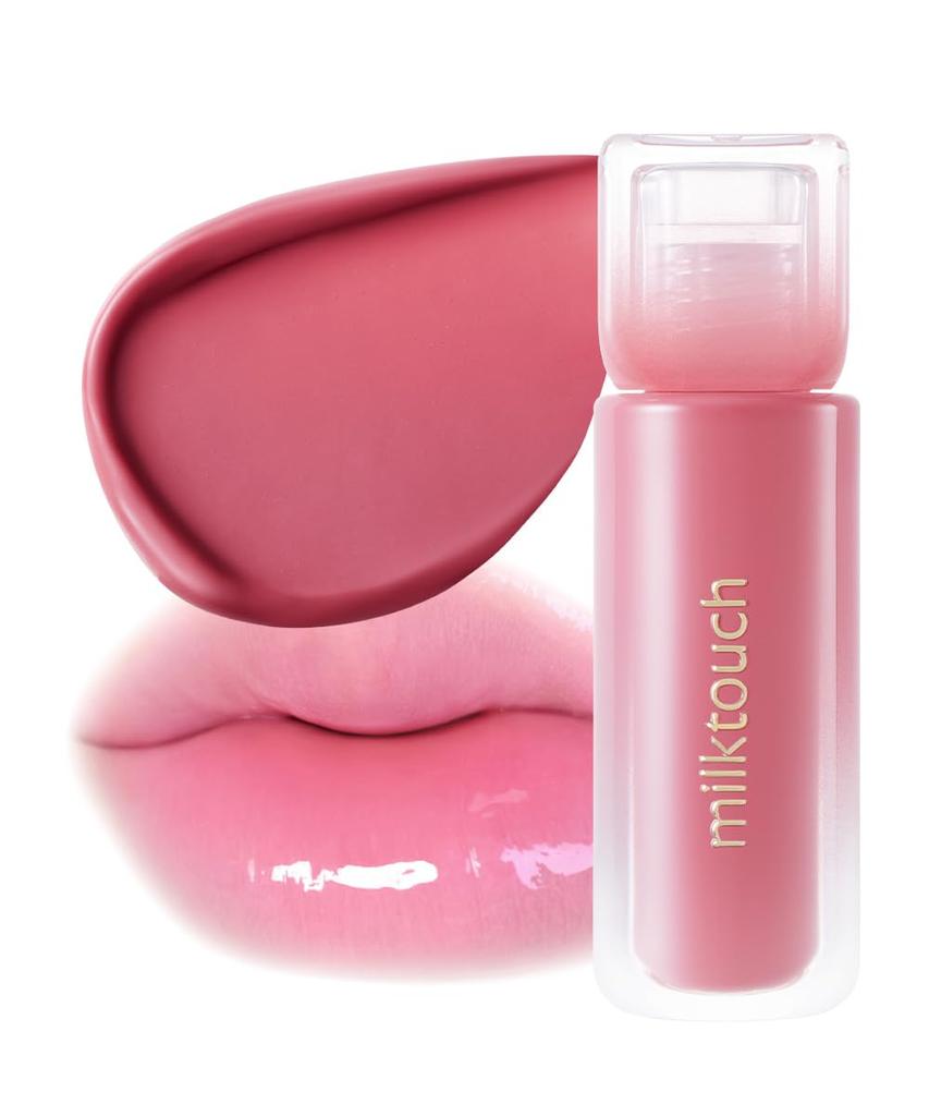 MILK TOUCH Deux Sheer Lip Gloss 02 Bubbly Pink 1
