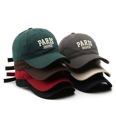 2023 New Washed Cotton Baseball Cap Casual Sun Hats For Men Womwn Spring Summer Snapback Hat Fashion Baseball Hats
