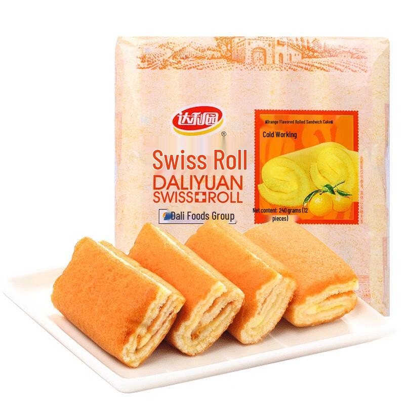 Daliyuan Breakfast Soft Bread Swiss Rolls