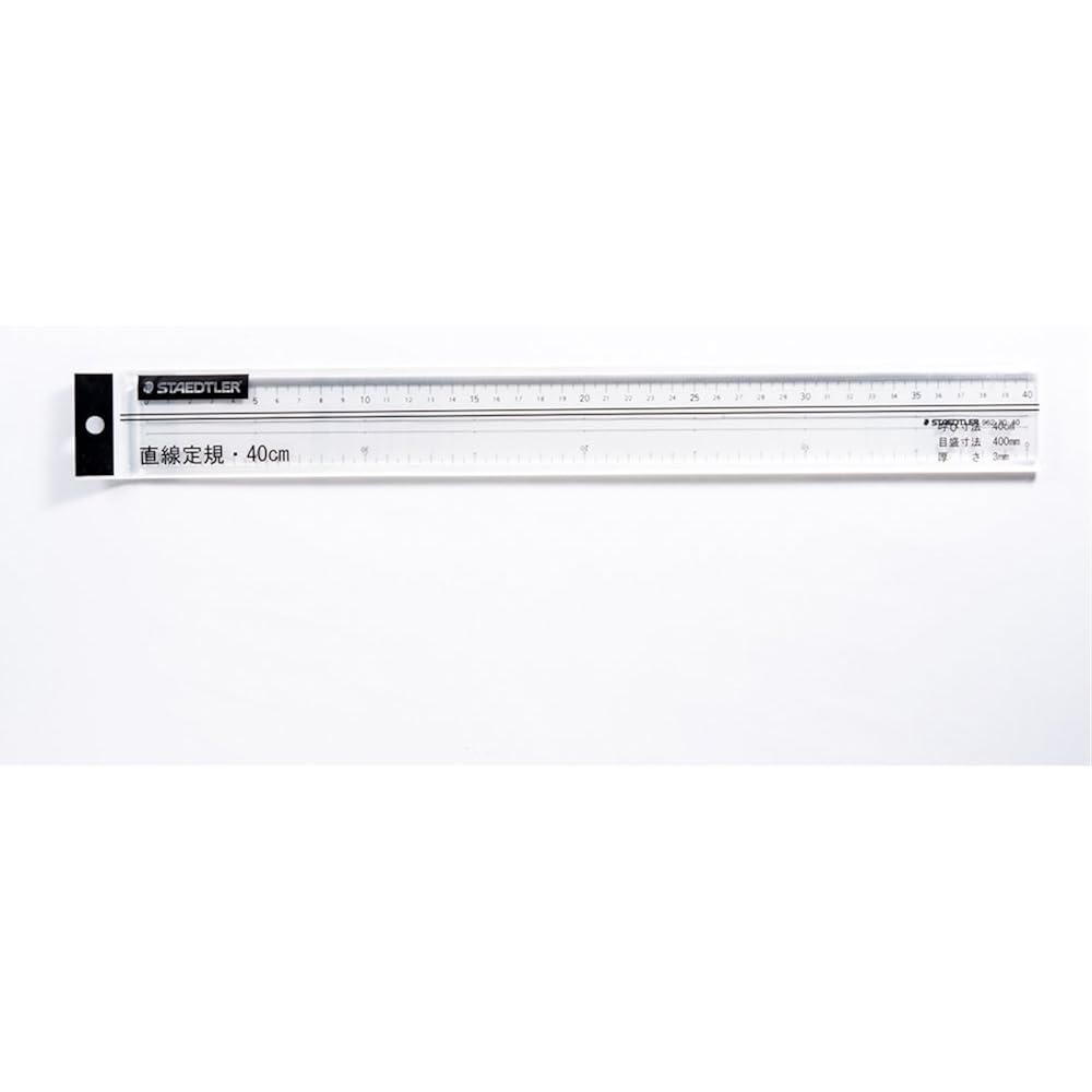 STAEDTLER (STAEDTLER) Ruler with Scales On Both Sides 40cm 962 20-40