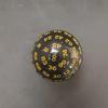 Number Dice Multi-sided Engraved Number Bright Color Easy To Read Acrylic 100 Sided Polyhedral Dice Table Games Board Game Props