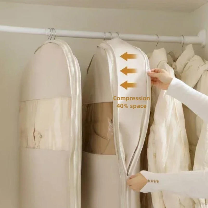 1pc Clothing Compression Bag Wardrobe Organizer Down Jacket Compression Storage Bag Save Space closet Clothes Organizer Bag