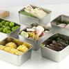 1/2/3/4/5/6/8 ks Sada nádob na uskladnění potravin Obědový box Nerezové stohovatelné nádoby na svačinu