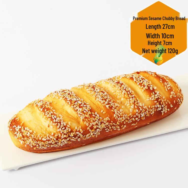 PU European Rye Baguette Bread Display Prop for Home Decor