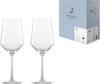 ZWIESEL GLAS Break-Resistant Wine Glasses for Pure Red Wine (Bordeaux) and Cabernet Sauvignon Blanc, Pair of 2, Machine-Made (m122315)
