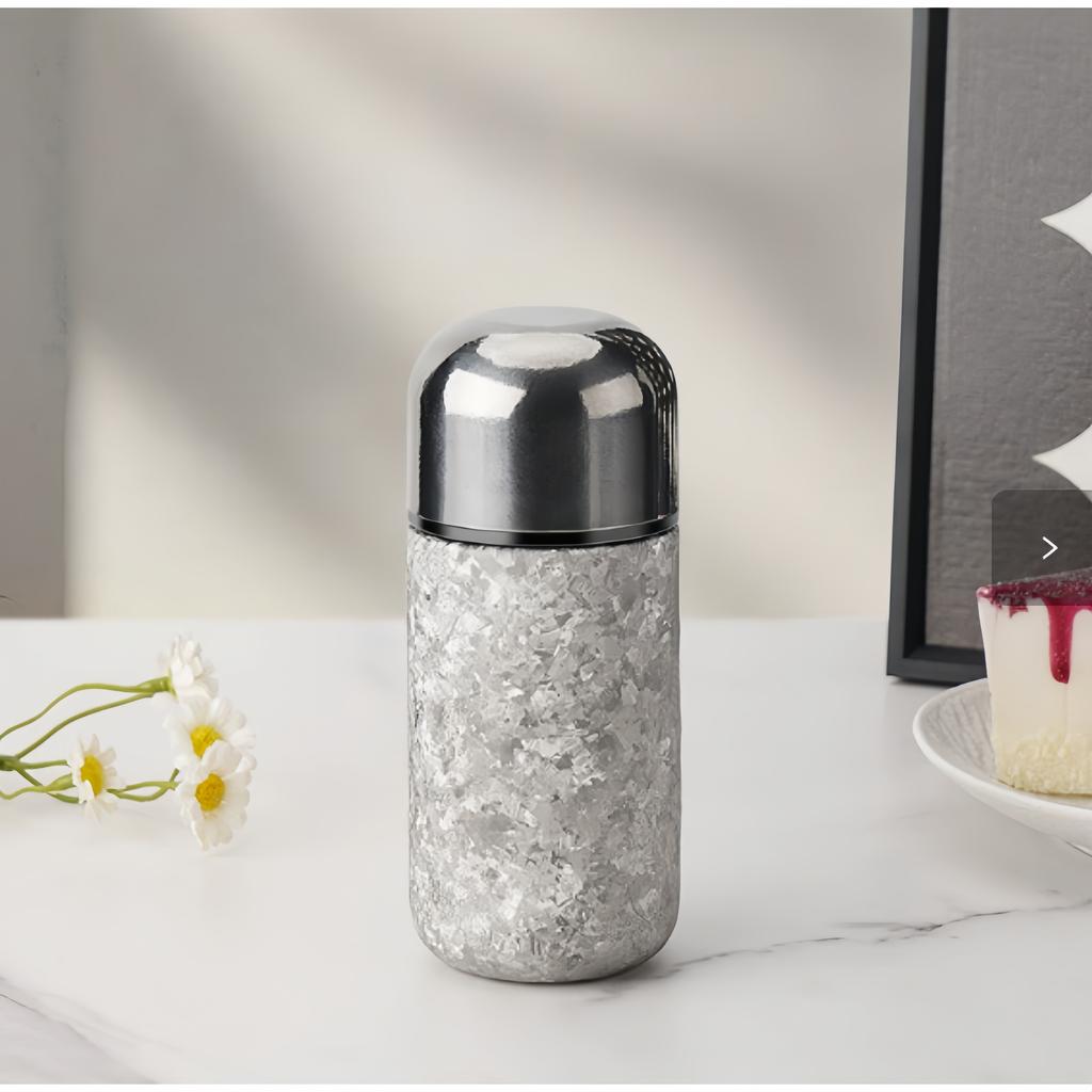 150ml Titanium Thermos Cup, 5oz Mini Vacuum Insulated Portable Mug for Tea Coffee Travel Cups