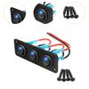 Rocker Switch Panel Easy to Install on Off Switch for Marine Buses Auto