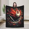 Hollow Knight Silksong Hornet Silksong Blanket Fleece Textile Decor   Multifunction Throw Blanket for Bedding Bedroom Bedspread