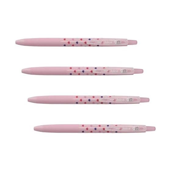 PILOT Juice Gel Pen, Pure Gummy Collaboration, 0.5mm, Peach, Black Ink, LJUEFPU26PCB