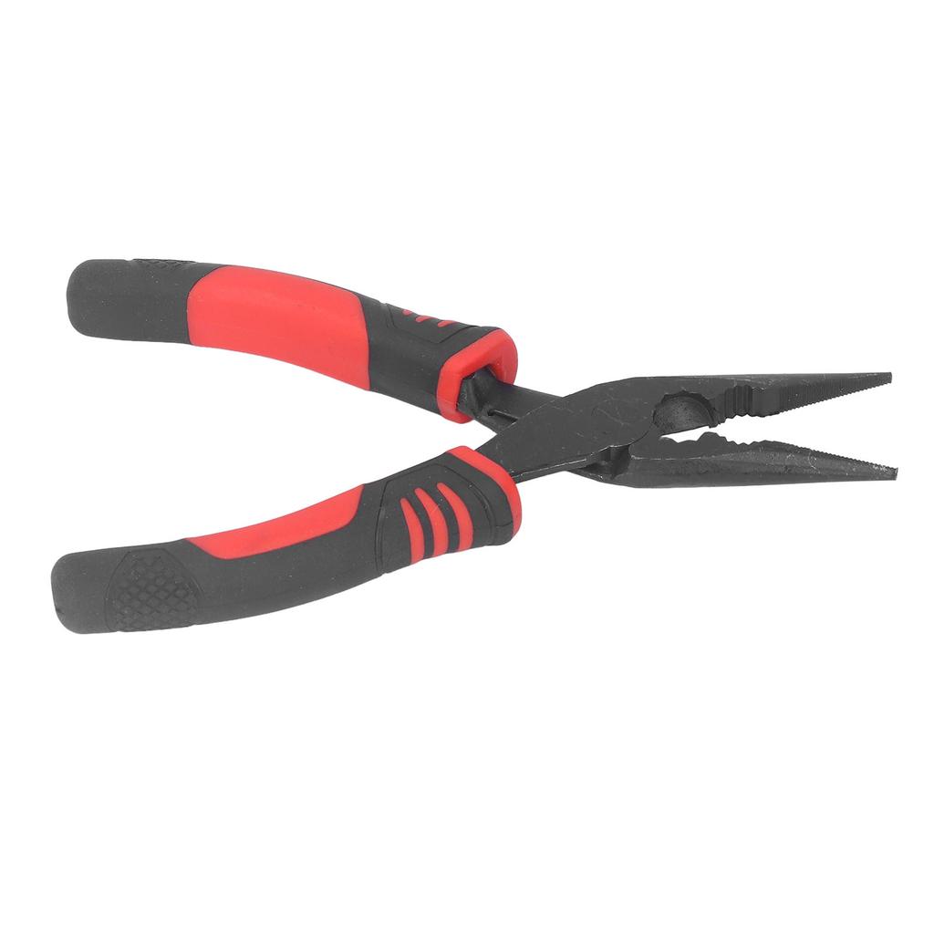 Long Nose Pliers Labor Saving Non Slip Rubber Comfortable Grip High Carbon Steel Industrial Wire