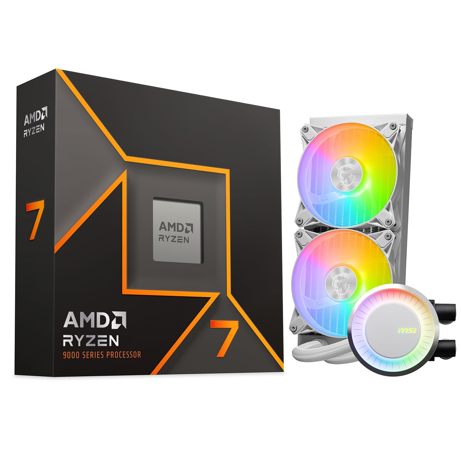 

ASK MSIxAMD Special Tag 2025 PC8623 (White) vol.2 ASK-R9700X-E240W-SET білий