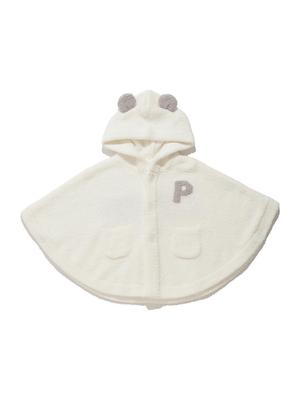 Gelato Pique Baby Powder Animal Poncho PBNT259024 OWHT
