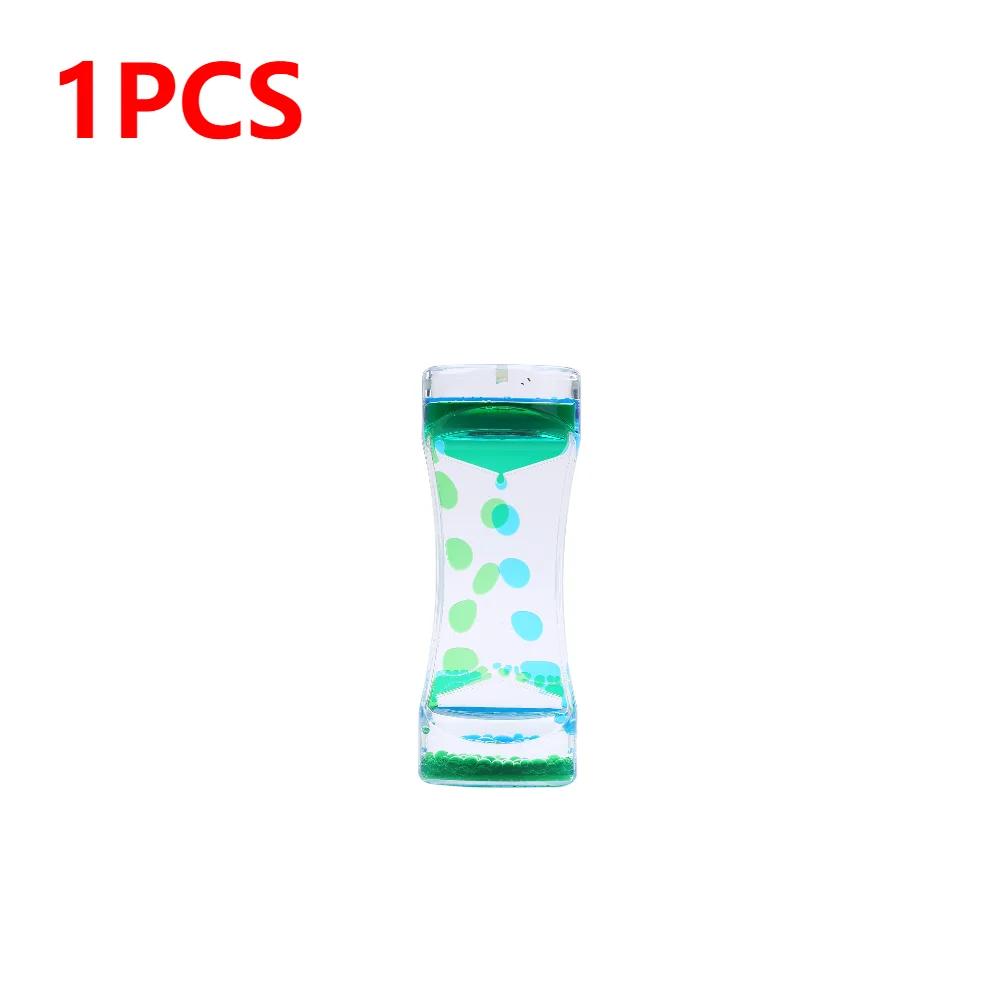 

1/2/3/6 шт. Жидкостный пузырьковый механизм, песочные часы, жидкий пузырьковый таймер, крутые украшения для офисного стола, украшения для детей и взрослых, подарочные изделия