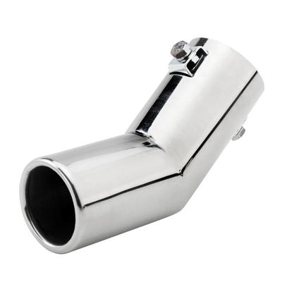 51 mm Einlassdurchmesser, flaches, rundes, gebogenes Auspuffrohr aus Edelstahl mit modifiziertem Heckhals