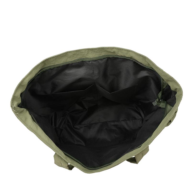 Women's Shoulder Bag Large Capacity Handbag Solid Color Commuter Bag