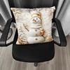 Plush Throw Pillow Covers Xmas Decorative Cushion Covers Ultra Soft Cozy Winter Holiday Warm Pillowcase For Christmas Decoration