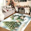 1 Stuk Anti-Vermoeidheid Keukenmat, Vrolijk Kerstmis Sneeuwman Print Waterdicht Antislip Dikke Gekussende Mat Comfort Staande Mat