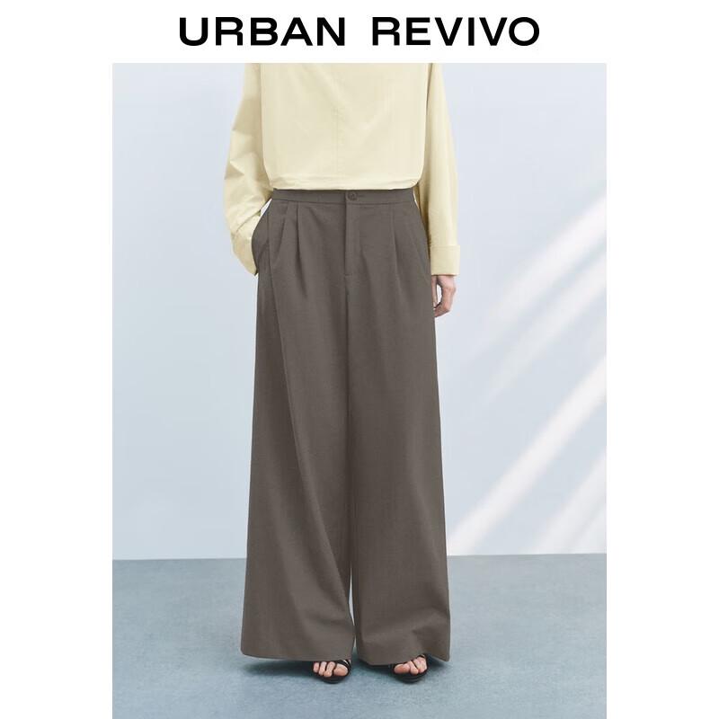 

UR 2025 Autumn Women s High-Waist Wide-Leg Commuter Pants S
