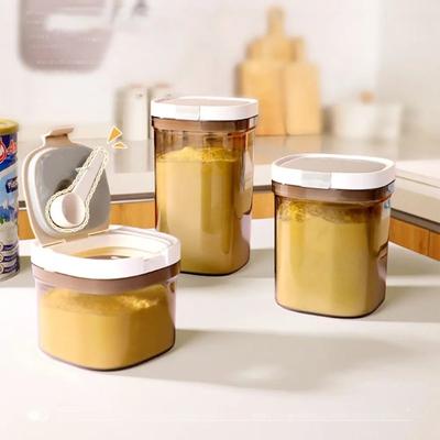 Luftdichter Behälter Milchpulverglas Aufbewahrung Kostenloser Schaberlöffel Wiederverwendbare Lebensmittel Versiegelte Box Kunststoffkanister Lebensmittelaufbewahrungsbehälter
